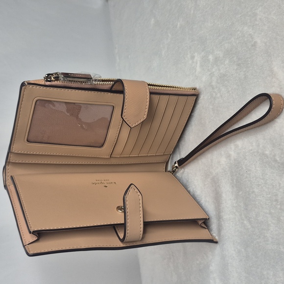 Kate Spade Tan Leather Wristlet - Picture 14 of 16